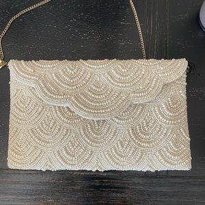 From BHLDN site. Brand new wedding clutch bag.
